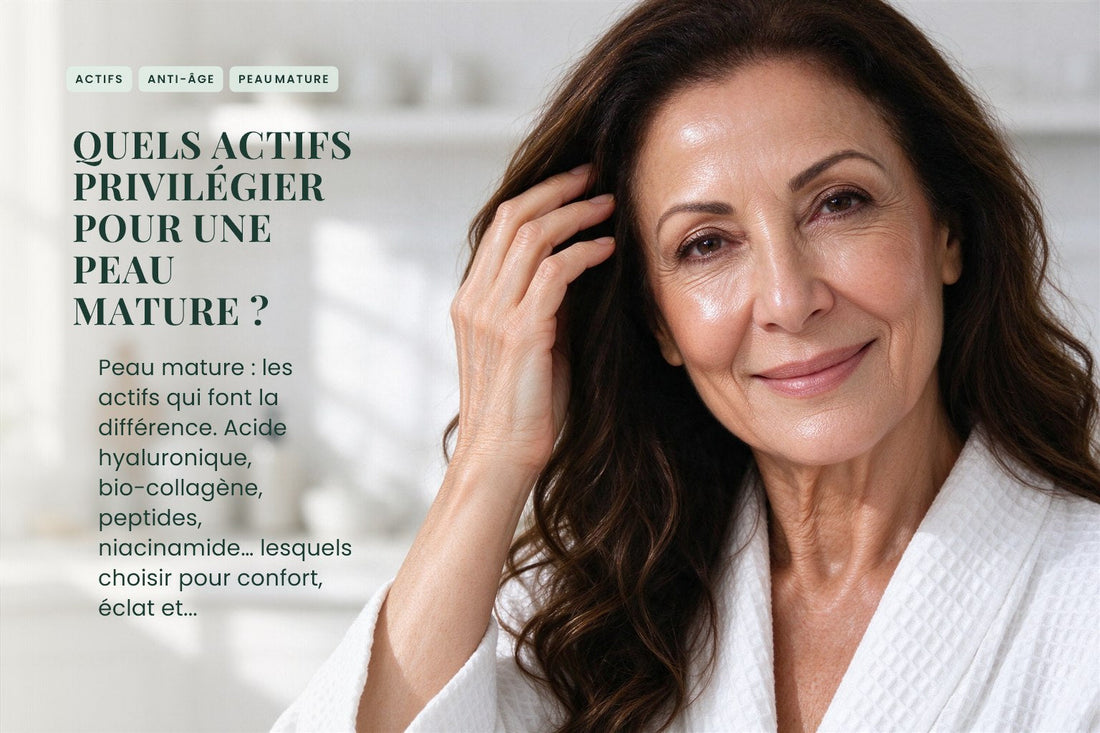 Quels actifs privilégier pour une peau mature ?