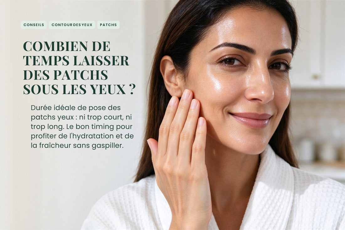 Combien de temps laisser des patchs sous les yeux ?