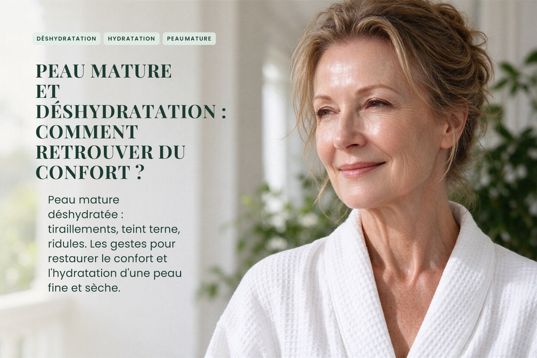 Peau mature et déshydratation : comment retrouver du confort ?