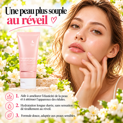Une peau plus souple au réveil — bénéfices du masque de nuit au collagène Nuriome