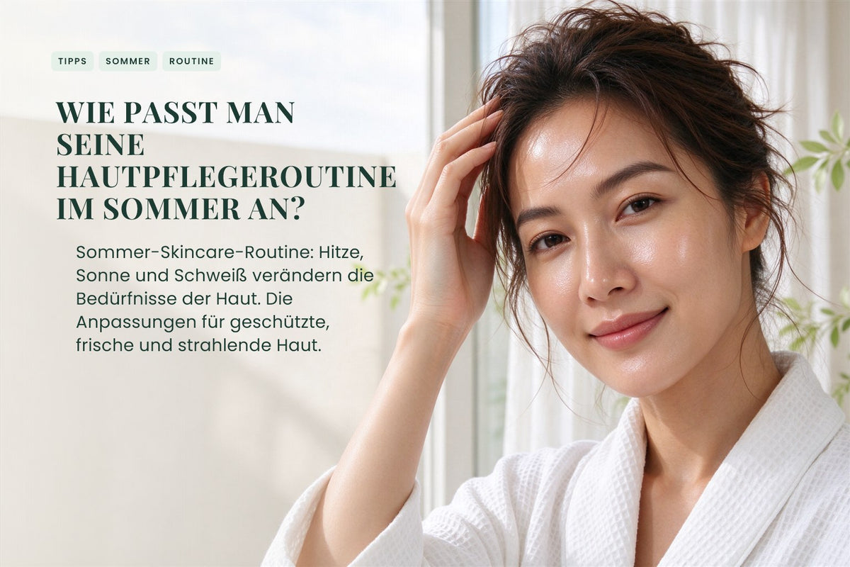 Wie passt man seine Hautpflegeroutine im Sommer an?