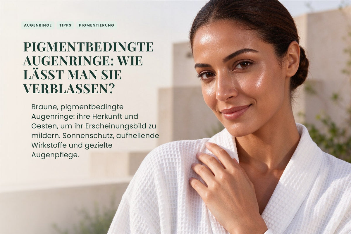 Pigmentbedingte Augenringe: Wie lässt man sie verblassen?