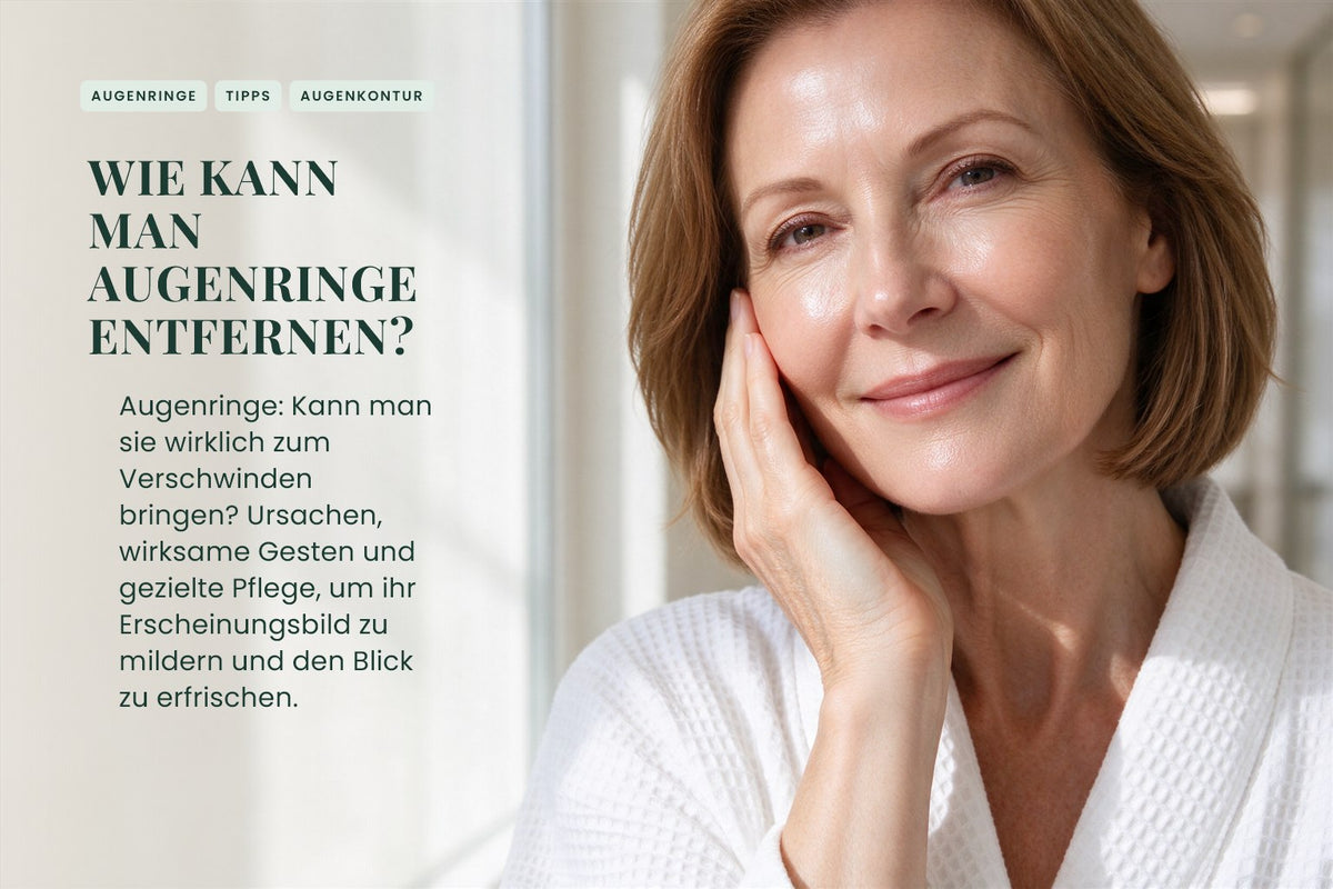 Wie kann man Augenringe entfernen?