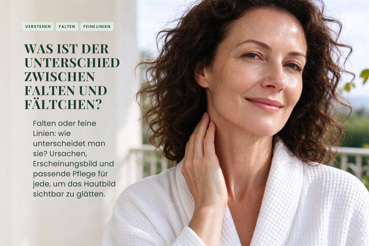 Was ist der Unterschied zwischen Falten und Fältchen?