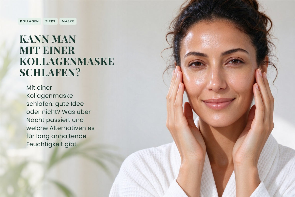 Kann man mit einer Kollagenmaske schlafen?