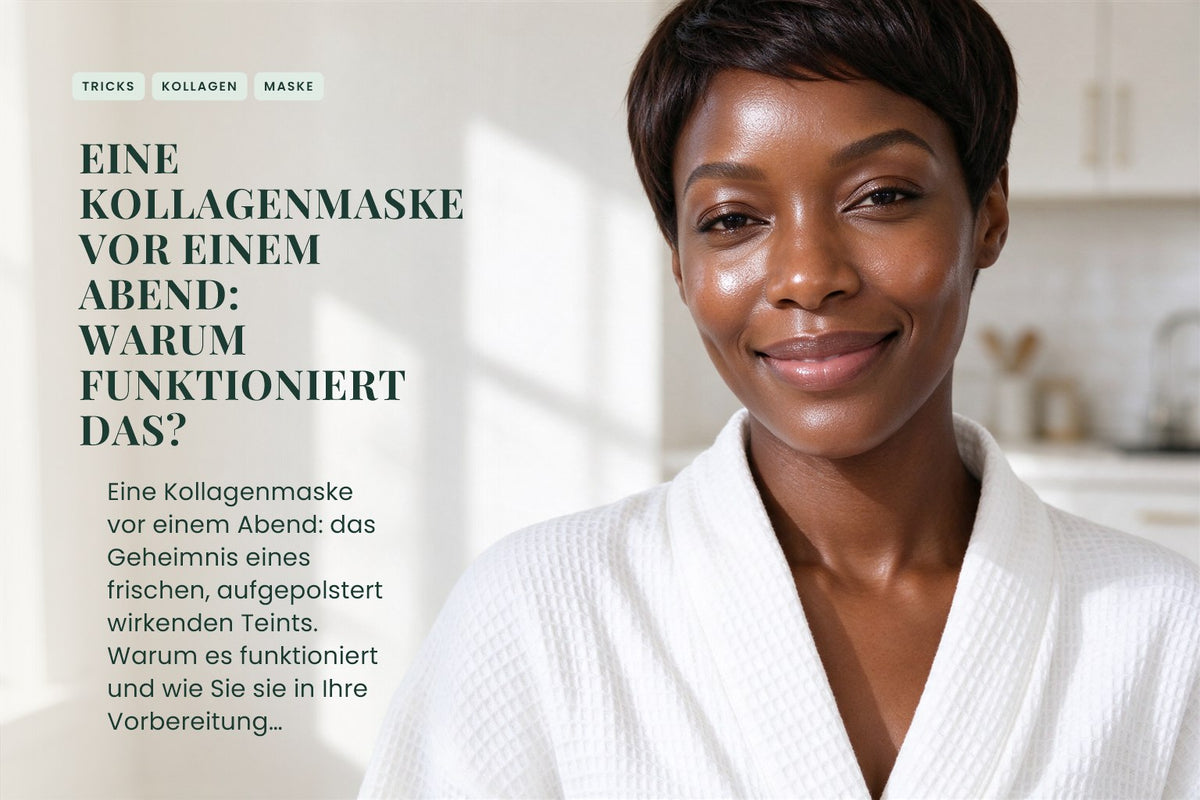 Eine Kollagenmaske vor einem Abend: Warum funktioniert das?