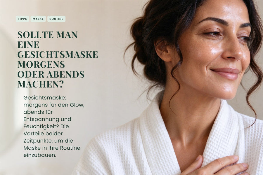 Sollte man eine Gesichtsmaske morgens oder abends machen?