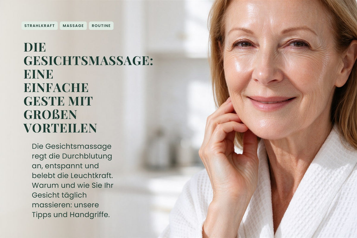 Die Gesichtsmassage: eine einfache Geste mit großen Vorteilen