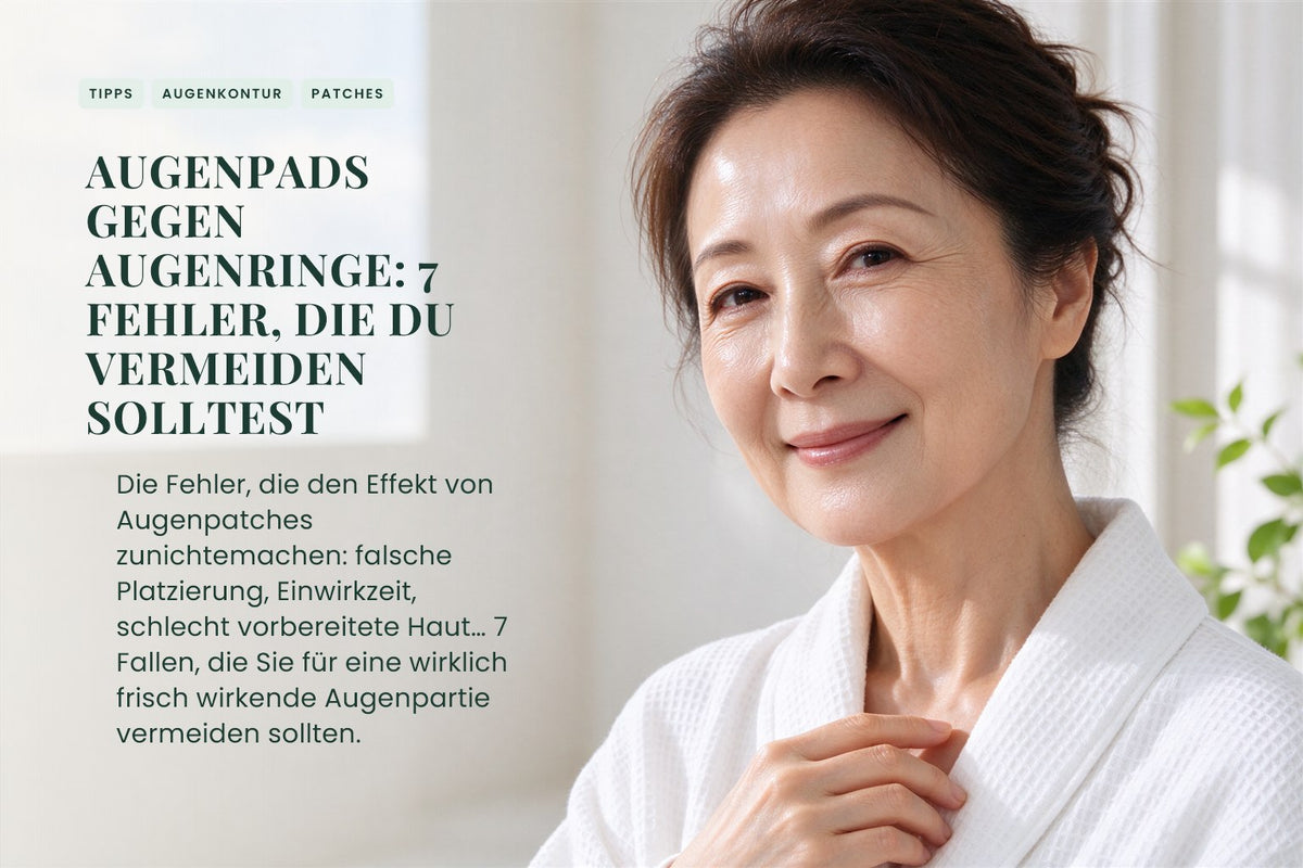 Augenpads gegen Augenringe: 7 Fehler, die du vermeiden solltest