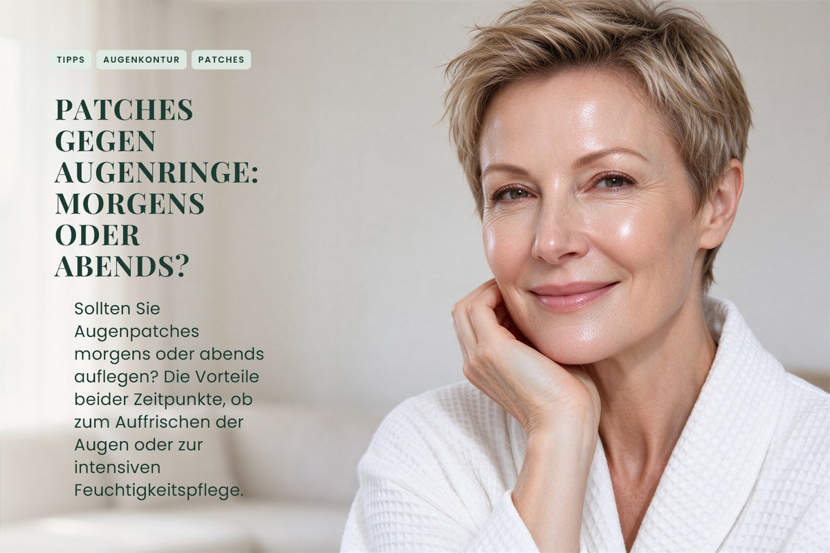 Patches gegen Augenringe: morgens oder abends?