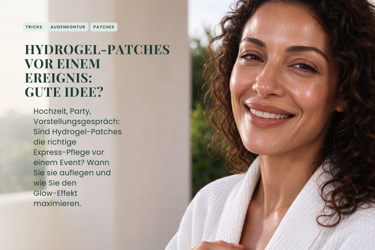 Hydrogel-Patches vor einem Ereignis: gute Idee?
