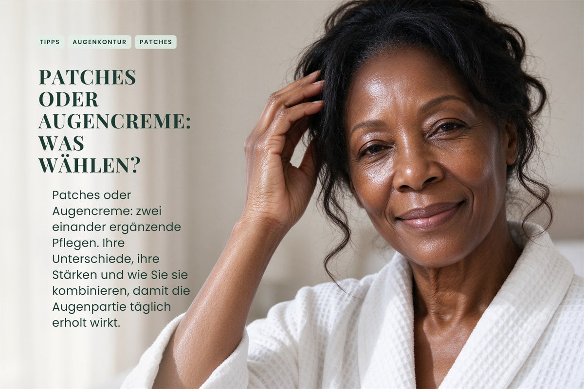 Patches oder Augencreme: Was wählen?