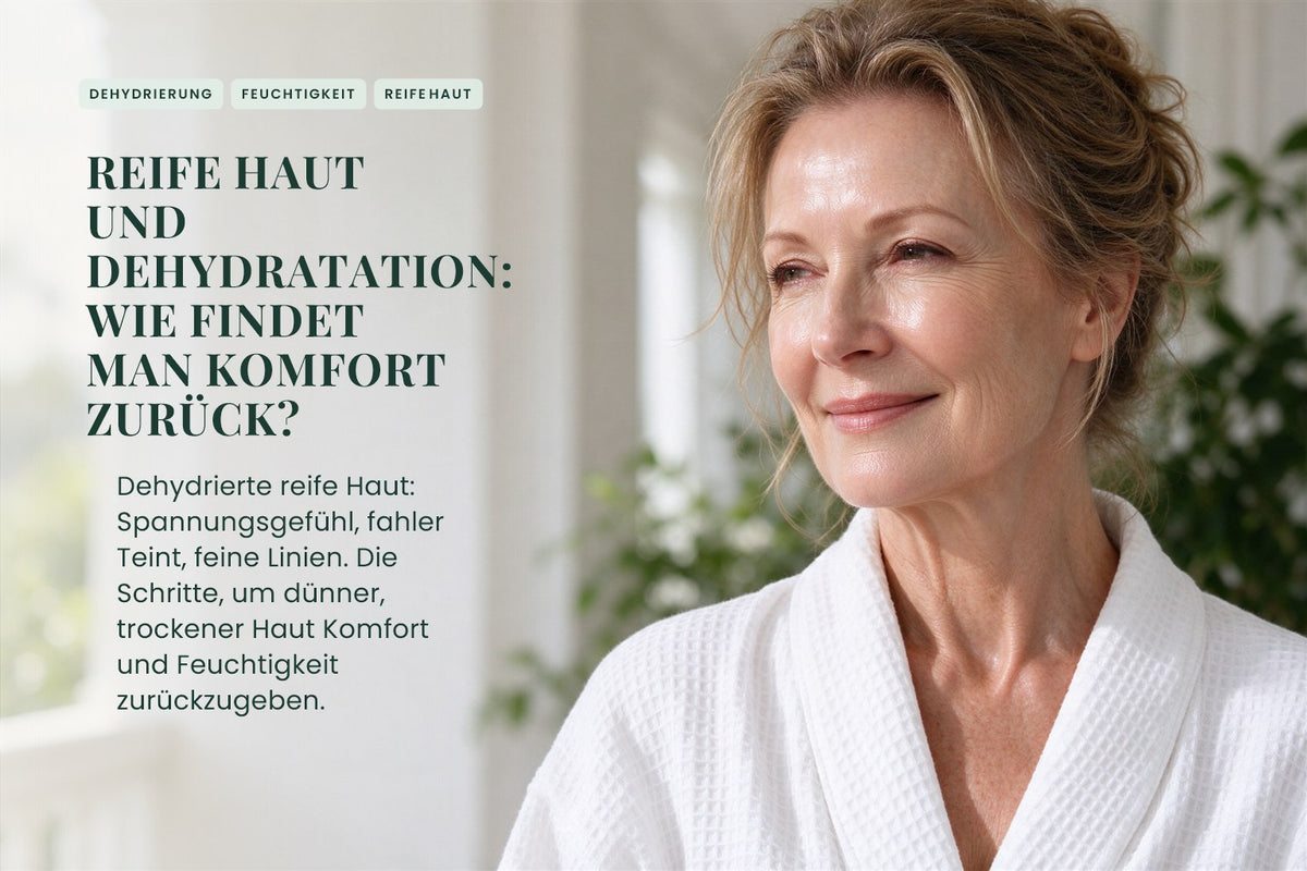 Reife Haut und Dehydratation: Wie findet man Komfort zurück?