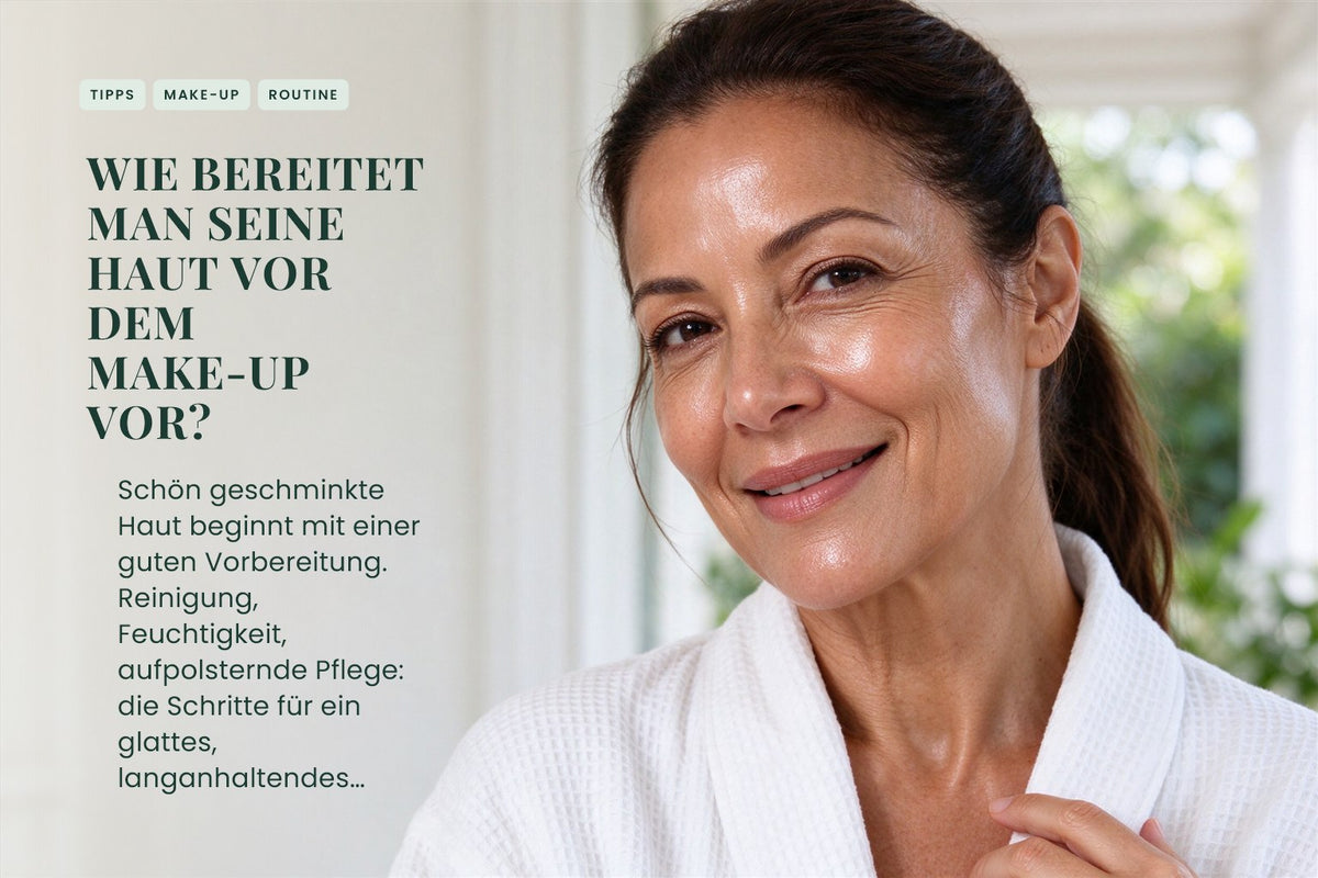 Wie bereitet man seine Haut vor dem Make-up vor?