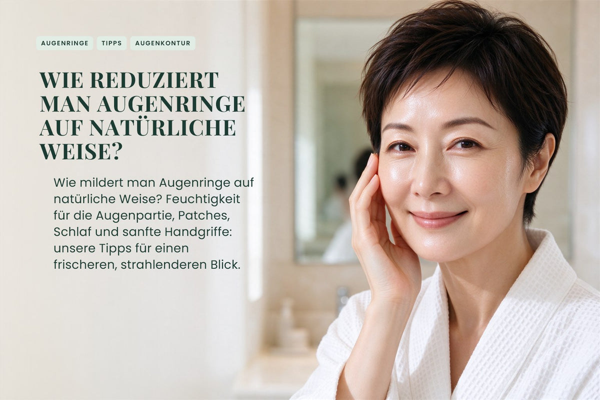 Wie reduziert man Augenringe auf natürliche Weise?