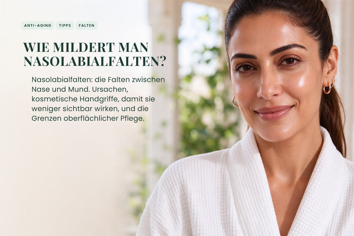 Wie mildert man Nasolabialfalten?