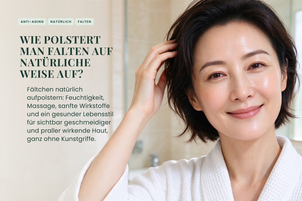 Wie polstert man Falten auf natürliche Weise auf?