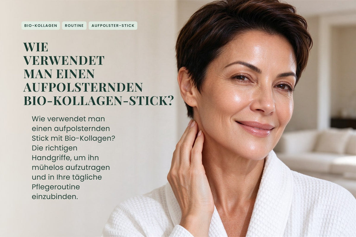 Wie verwendet man einen aufpolsternden Bio-Kollagen-Stick?