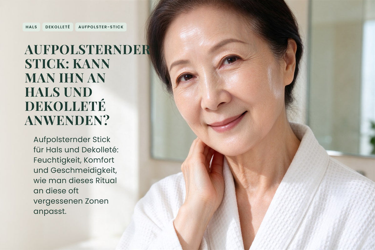 Aufpolsternder Stick: Kann man ihn an Hals und Dekolleté anwenden?
