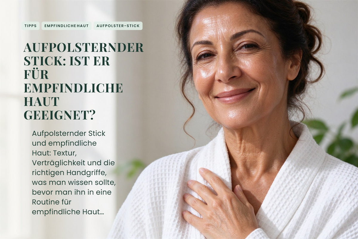 Aufpolsternder Stick: Ist er für empfindliche Haut geeignet?