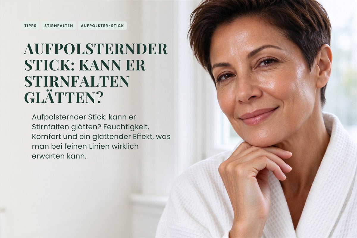 Aufpolsternder Stick: Kann er Stirnfalten glätten?