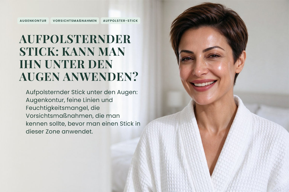 Aufpolsternder Stick: Kann man ihn unter den Augen anwenden?