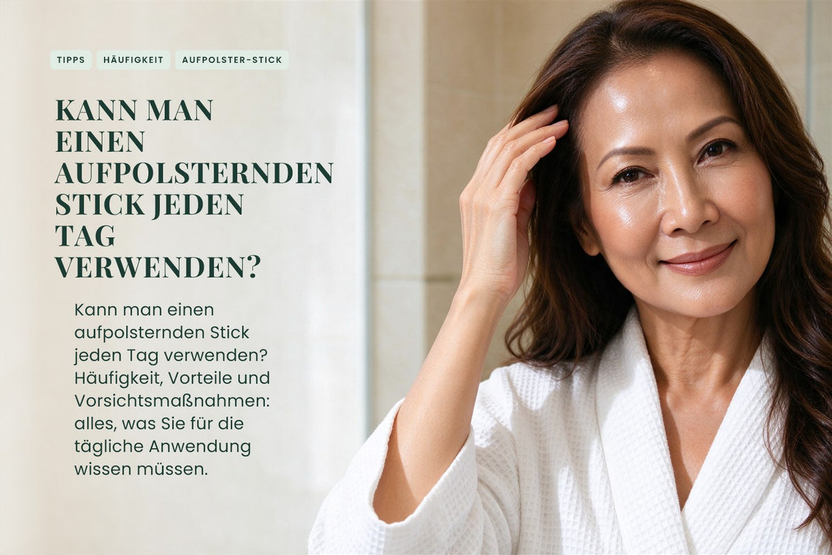 Kann man einen aufpolsternden Stick jeden Tag verwenden?